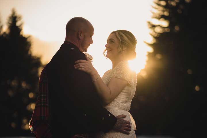 Dawn and Jonny wedding photography at Moness Resort, Aberfeldy